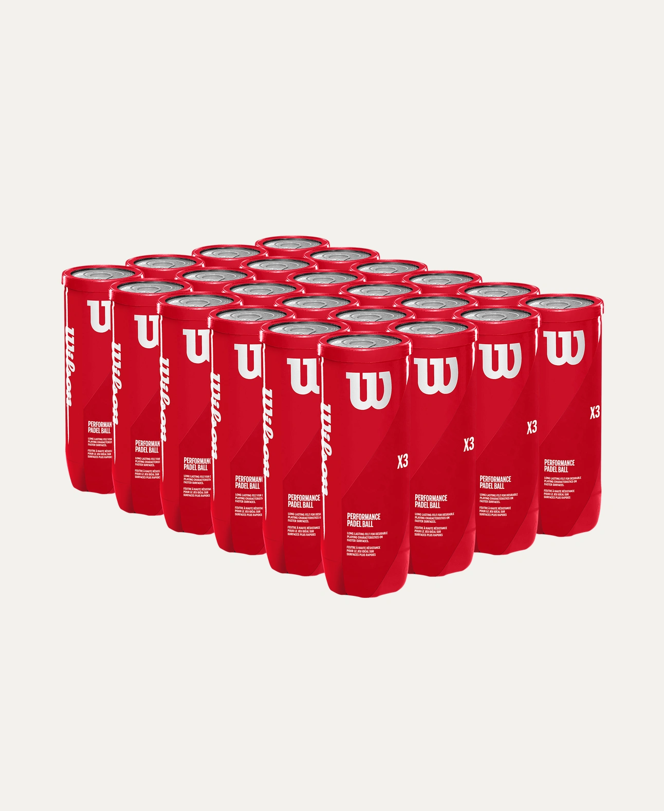 Wilson X3 Ball - 24 cans (1 Carton)